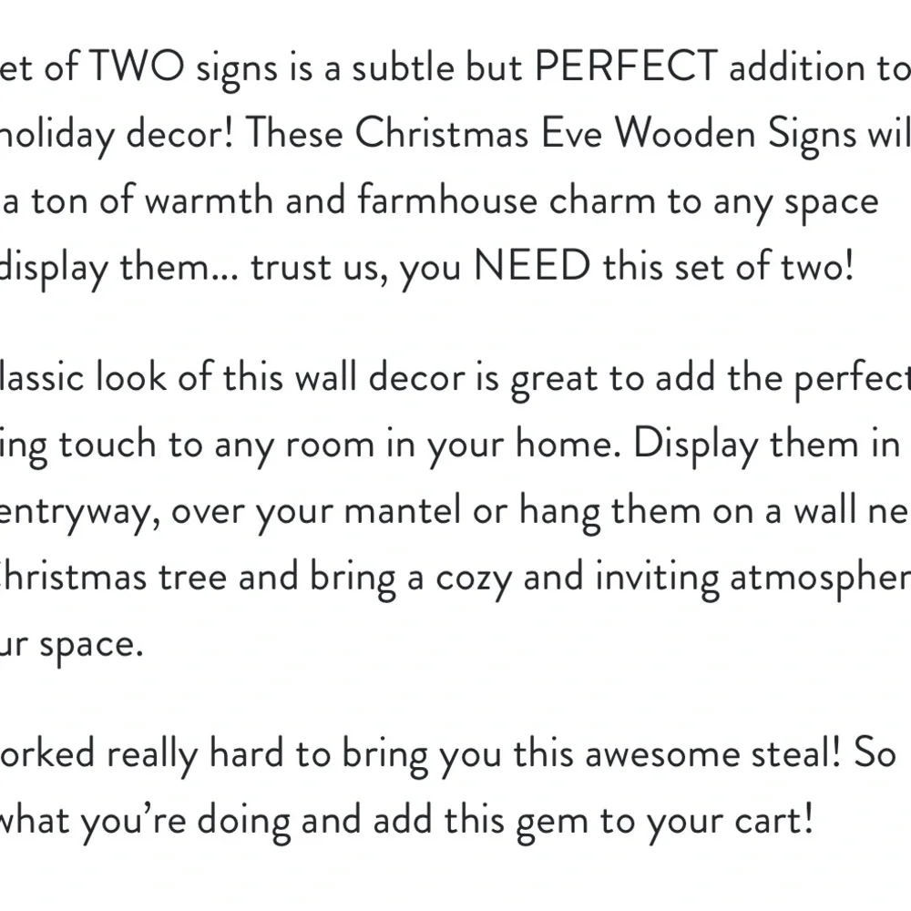 Christmas Eve signs 🪧 (set of two) - Picture 4 of 6